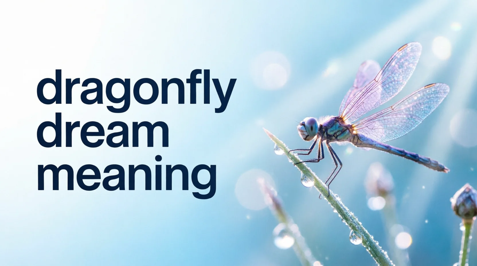 Dragonfly Dream Meaning2026