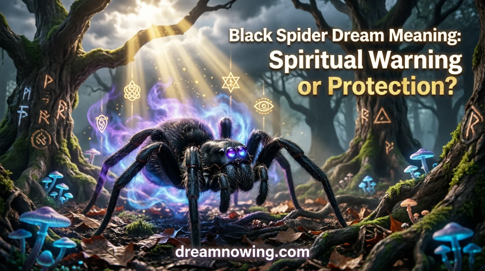 Black Spider Dream Meaning