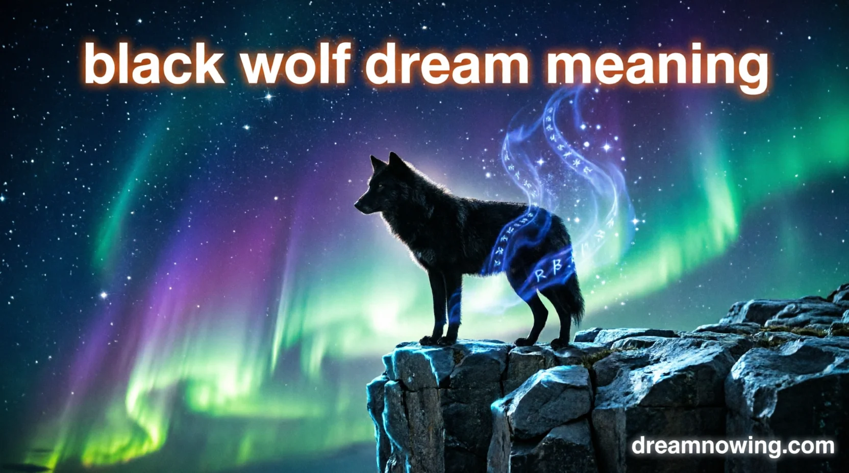 Black Wolf Dream Meaning