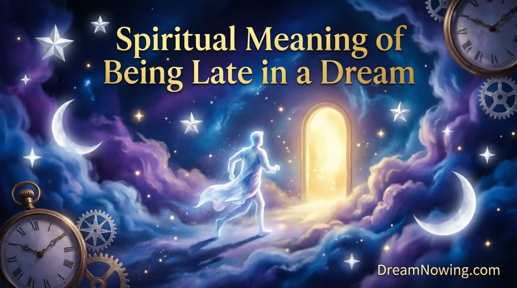 Being Late in a Dream