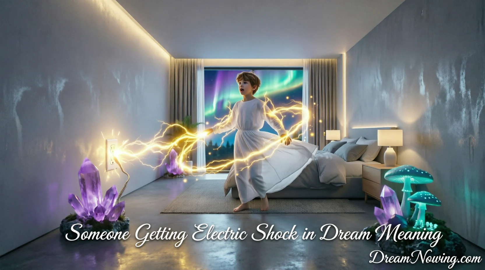 Someone Getting Electric Shock in Dream
