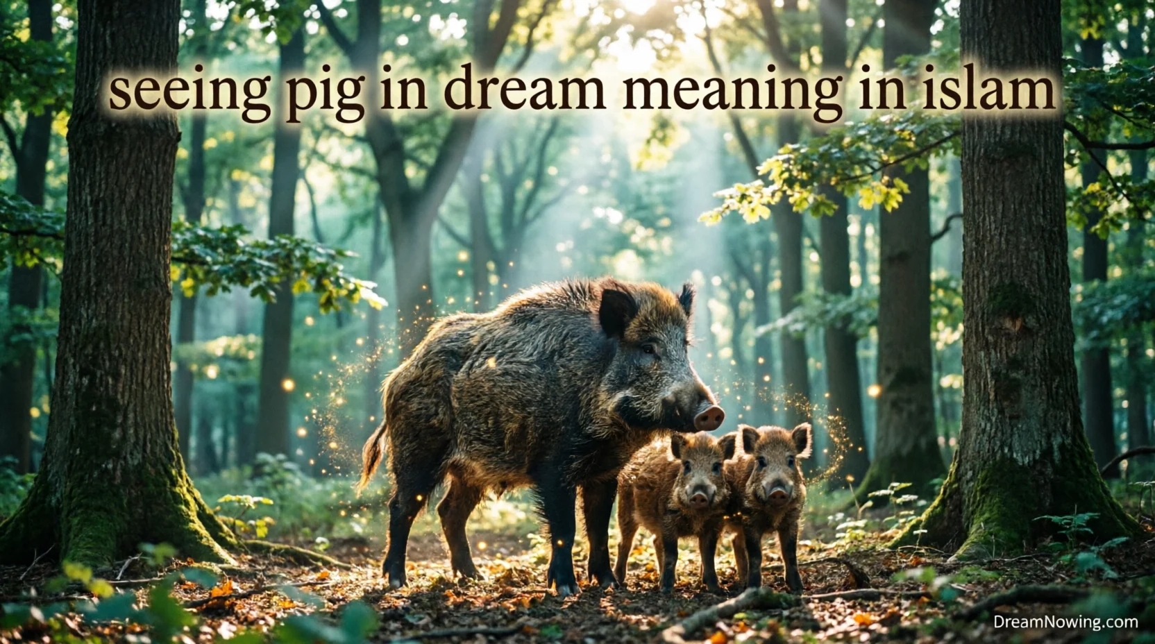 Seeing Pig in Dream Meaning in Islam