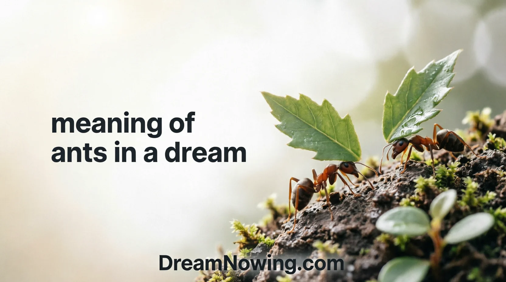Meaning of Ants in a Dream