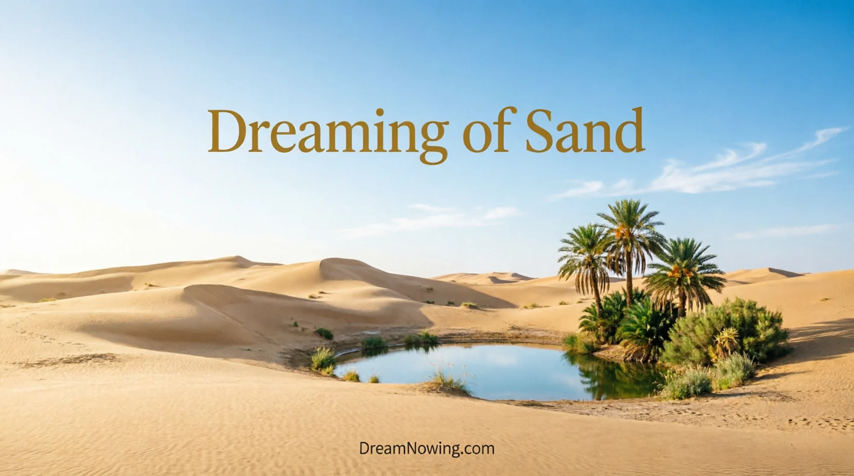 Dreaming of Sand